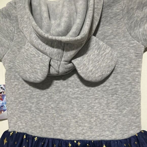 Disney Girls 100 Years Hooded Dress with Tulle Skirt Size 4/5 NWT - Picture 4 of 5